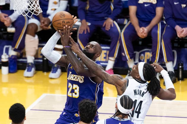 Basketball, NBA, Los Angeles Lakers - Brooklyn Nets