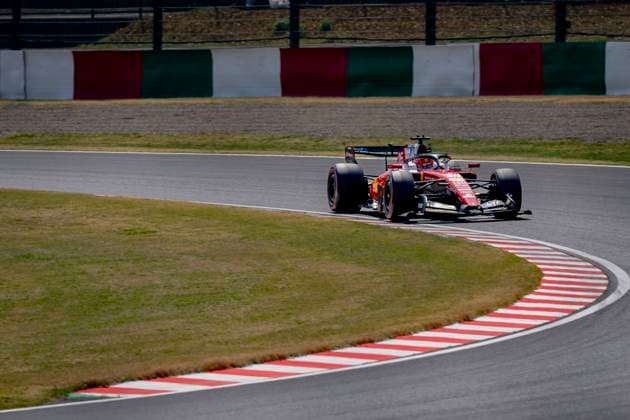 SUZUKA Formula 1 driver Charles Leclerc of Scuderia Ferrari HP during the Formula 1 Japan Suzuka free practice at the Suzuka Formula 1 circuit on March 28, 2025 in Suzuka, Japan Photo by DeFodi Images