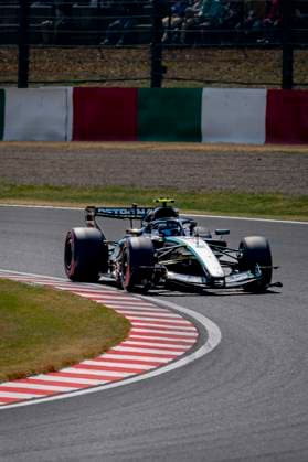 SUZUKA Formula 1 driver Kimi Antonelli of Mercedes AMG Petronas Formula One Team during the Formula 1 Japan Suzuka free practice at the Suzuka Formula 1 circuit on March 28, 2025 in Suzuka, Japan Photo by DeFodi Images
