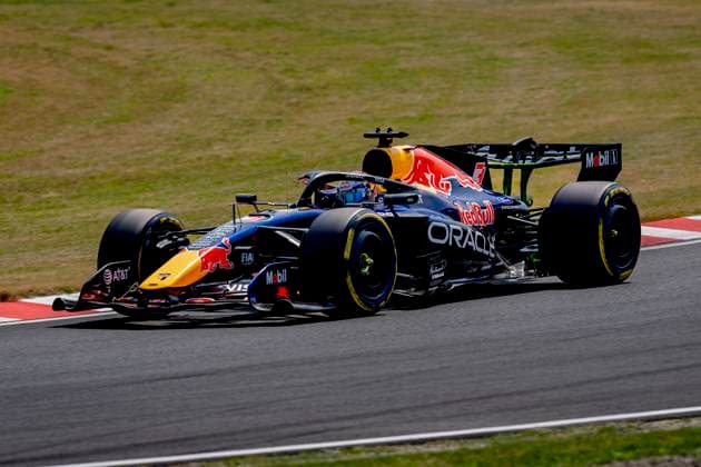 SUZUKA Formula 1 driver Max Verstappen of Oracle Red Bull Racing during the Formula 1 Japan Suzuka free practice at the Suzuka Formula 1 circuit on March 28, 2025 in Suzuka, Japan Photo by DeFodi Images