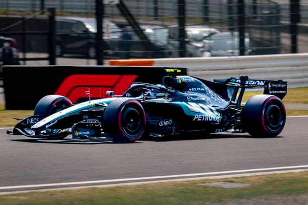 SUZUKA Formula 1 driver Kimi Antonelli of Mercedes AMG Petronas Formula One Team during the Formula 1 Japan Suzuka free practice at the Suzuka Formula 1 circuit on March 28, 2025 in Suzuka, Japan Photo by DeFodi Images