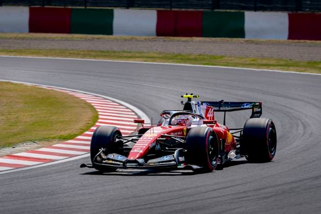 SUZUKA Formula 1 driver Lewis Hamilton of Scuderia Ferrari HP during the Formula 1 Japan Suzuka free practice at the Suzuka Formula 1 circuit on March 28, 2025 in Suzuka, Japan Photo by DeFodi Images