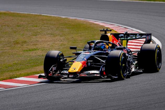 SUZUKA Formula 1 driver Max Verstappen of Oracle Red Bull Racing during the Formula 1 Japan Suzuka free practice at the Suzuka Formula 1 circuit on March 28, 2025 in Suzuka, Japan Photo by DeFodi Images