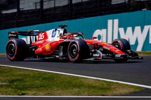 SUZUKA Formula 1 driver Charles Leclerc of Scuderia Ferrari HP during the Formula 1 Japan Suzuka free practice at the Suzuka Formula 1 circuit on March 28, 2025 in Suzuka, Japan Photo by DeFodi Images