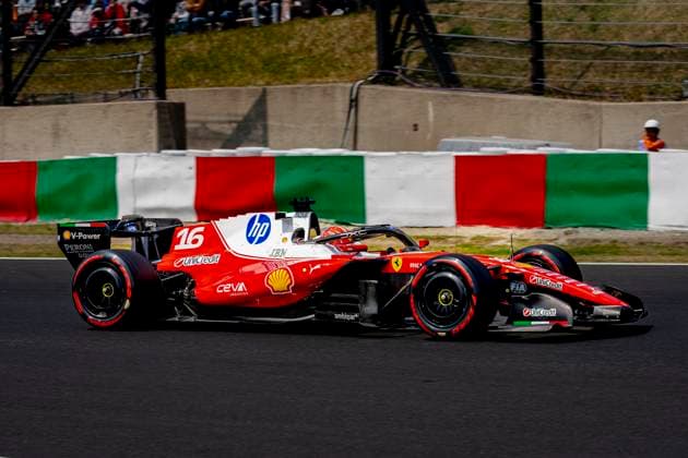 SUZUKA Formula 1 driver Charles Leclerc of Scuderia Ferrari HP during the Formula 1 Japan Suzuka free practice at the Suzuka Formula 1 circuit on March 28, 2025 in Suzuka, Japan Photo by DeFodi Images