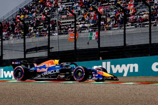 SUZUKA Formula 1 driver Max Verstappen of Oracle Red Bull Racing during the Formula 1 Japan Suzuka free practice at the Suzuka Formula 1 circuit on March 28, 2025 in Suzuka, Japan Photo by DeFodi Images