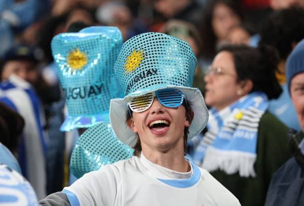 . - England v Uruguay, International Friendly, Länderspiel, Nationalmannschaft Wembley Stadium, London, UK - 27th March 2026. Daniel Weir Crystal Pix Uruguay fans. - England v Uruguay, International Friendly, Wembley Stadium, London, UK - 27th March 2026. Daniel Weir Crystal Pix London Wembley Stadium UK Copyright: xDanielxWeirx CP_England_Uruguay_270326_DW08