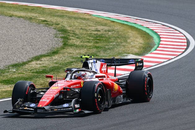 F1 Japanese Grand Prix 2026 - Practice Session SUZUKA, JAPAN - MARCH 28: Lewis Hamilton of Scuderia Ferrari HP drives during the third practice session ahead of the 2026 Japanese Grand Prix at Suzuka Circuit in Suzuka, Mie Prefecture, Japan, on March 28, 2026. Suzuka Japan  Copyright: xArturxWidakx originalFilename:widak-f1japane260328_nphO7.jpg