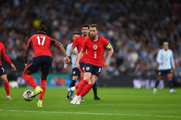 27th March 2026; Wembley Stadium, London, England; Friendly International Football, England versus Uruguay; JPxFletcher