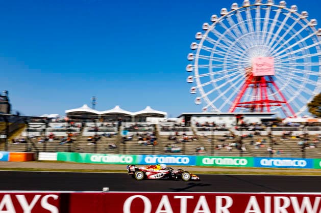 28th March 2026; Suzuka Circuit, Suzuka, Japan; 2026 FIA Formula 1 Japanese Grand Prix; Free Practice Three; Liam Lawson (30) of Visa Cash App Racing Bulls Formula One Team and New Zealand during practice 3 StephenxBlackberry