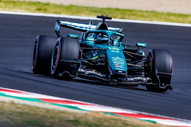 28th March 2026; Suzuka Circuit, Suzuka, Japan; 2026 FIA Formula 1 Japanese Grand Prix; Free Practice Three; Lance Stroll (18) of Aston Martin Aramco Formula One Team and Canada during practice 3 StephenxBlackberry
