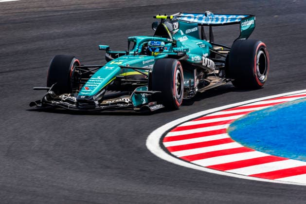 28th March 2026; Suzuka Circuit, Suzuka, Japan; 2026 FIA Formula 1 Japanese Grand Prix; Free Practice Three; Fernando Alonso (14) of Aston Martin Aramco Formula One Team and Spain during practice 3 StephenxBlackberry