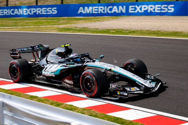 28th March 2026; Suzuka Circuit, Suzuka, Japan; 2026 FIA Formula 1 Japanese Grand Prix; Free Practice Three; Kimi Antonelli (12) of Mercedes-AMG PETRONAS Formula One Team and Italy during practice 3 StephenxBlackberry