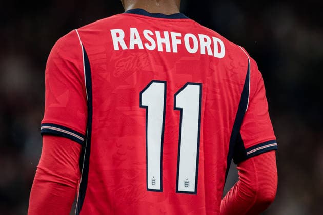 LONDON, ENGLAND - MARCH 27: Marcus Rashford of England during the International Friendly, Länderspiel, Nationalmannschaft match between England and Uruguay at Wembley Stadium on March 27, 2026 in London, England.  Copyright: xPedroxPorru MBxMediax