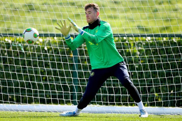 Republic of Ireland Squad Training, FAI National Training Centre, Abbotstown 28 3 2026 Goalkeeper Mark Travers Mark Travers 28 3 2026  Copyright: x INPHO RyanxByrnex RB2_1940