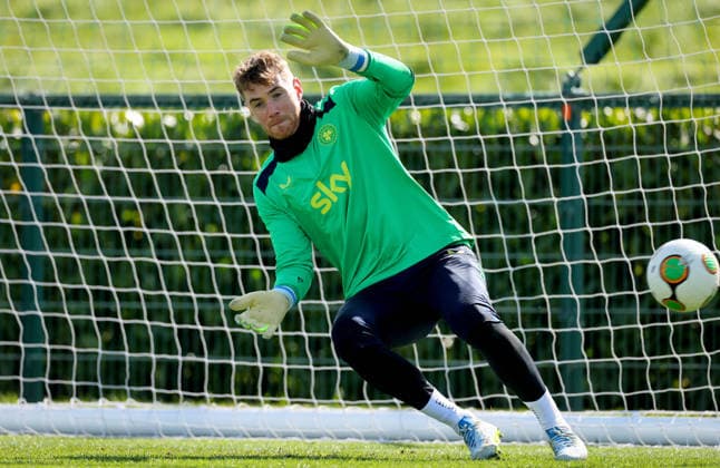 Republic of Ireland Squad Training, FAI National Training Centre, Abbotstown 28 3 2026 Goalkeeper Mark Travers Mark Travers 28 3 2026  Copyright: x INPHO RyanxByrnex RB2_1991