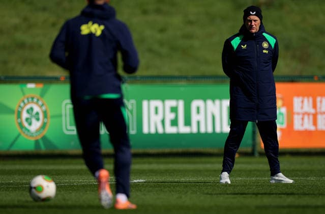 Republic of Ireland Squad Training, FAI National Training Centre, Abbotstown 28 3 2026 Head coach Heimir Hallgrimsson Heimir Hallgrimsson 28 3 2026  Copyright: x INPHO RyanxByrnex RB2_2330