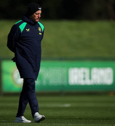 Republic of Ireland Squad Training, FAI National Training Centre, Abbotstown 28 3 2026 Head coach Heimir Hallgrimsson Heimir Hallgrimsson 28 3 2026  Copyright: x INPHO RyanxByrnex RB2_2547