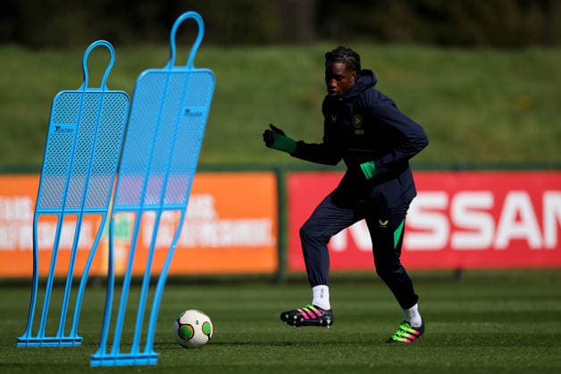 Republic of Ireland Squad Training, FAI National Training Centre, Abbotstown 28 3 2026 Bosun Lawal Bosun Lawal 28 3 2026  Copyright: x INPHO RyanxByrnex RB2_2622