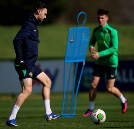 Republic of Ireland Squad Training, FAI National Training Centre, Abbotstown 28 3 2026 Harvey Vale Harvey Vale 28 3 2026  Copyright: x INPHO RyanxByrnex RB2_2691