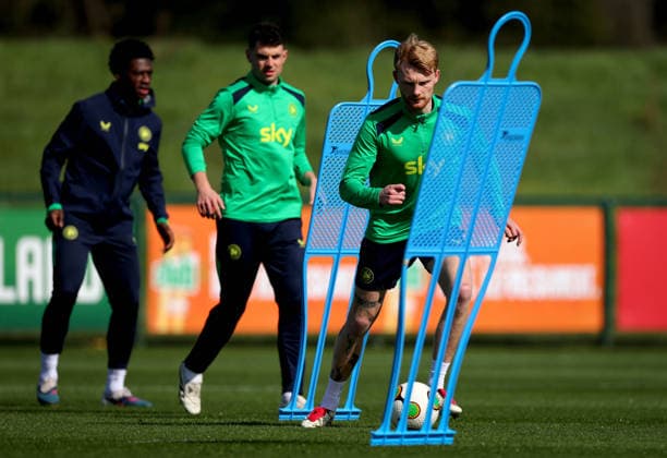 Republic of Ireland Squad Training, FAI National Training Centre, Abbotstown 28 3 2026 Liam Scales Liam Scales 28 3 2026  Copyright: x INPHO RyanxByrnex RB2_2876