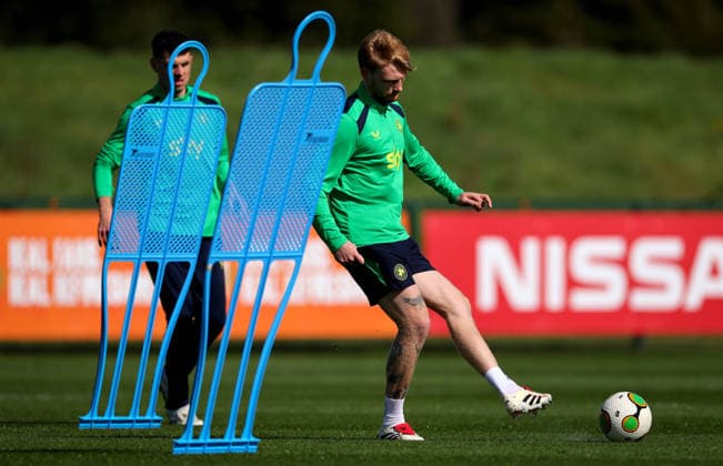 Republic of Ireland Squad Training, FAI National Training Centre, Abbotstown 28 3 2026 Liam Scales Liam Scales 28 3 2026  Copyright: x INPHO RyanxByrnex RB2_2886