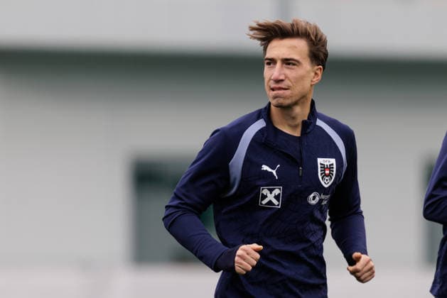 SOCCER - AUT vs KOR, test match VIENNA,AUSTRIA,28.MAR.26 - SOCCER - OEFB international test match, Austria vs South Korea, preview, training Team AUT. Image shows David Affengruber (AUT).  GEPAxpictures xArminxRauthner