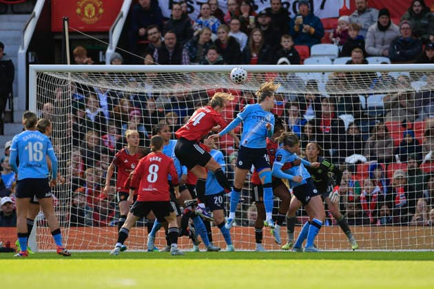 Manchester United, ManU Women v Manchester City Women, Women s Super League Vivianne Miedema (10) of Manchester City scores to make it 0-1 during the Women s Super League match between Manchester United Women and Manchester City Women at Old Trafford, Manchester, UK on 28 March 2026. Manchester Old Trafford Greater Manchester UK Editorial use only DataCo restrictions apply See www.football-dataco.com , Copyright: xConorxMolloyx PSI-23962-0013