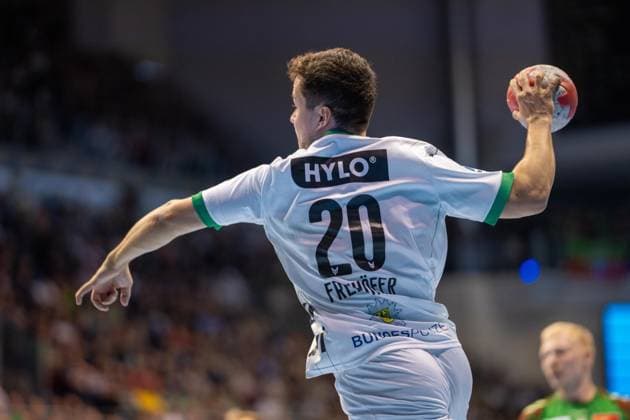Germany HBL DAIKIN Handball Bundesliga 2025 2026, 26 Matchday SC Magdeburg vs Füchse Berlin GETEC Arena Magdeburg Tim Freihöfer Füchse Berlin, 20 on the ball Copyright: xTomxLauruschkatx