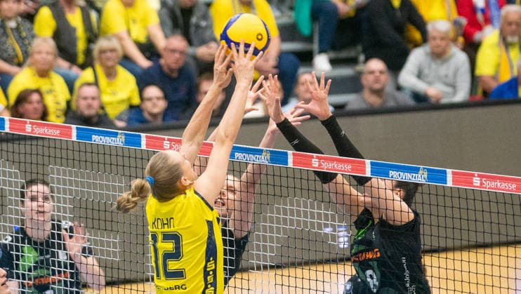 Volleyball, Women, VBL, Playoffs, SSC Schwerin - Ladies in Black Aachen