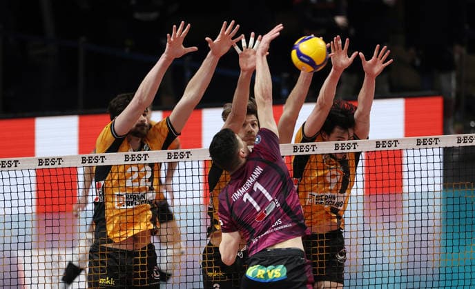 Volleyball, VBL, Playoffs, Berlin Volleys - Netzhoppers Wusterhausen