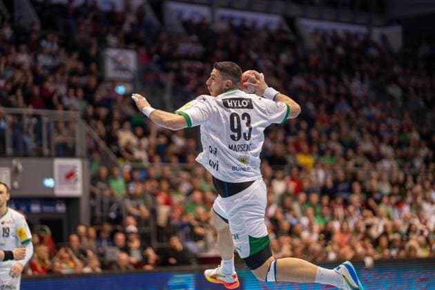 Germany HBL DAIKIN Handball Bundesliga 2025 2026, Matchday 26 SC Magdeburg vs Füchse Berlin GETEC Arena Magdeburg Mijajlo MarseniÄ‡ Füchse Berlin, 93 on the ball Copyright: xTomxLauruschkatx
