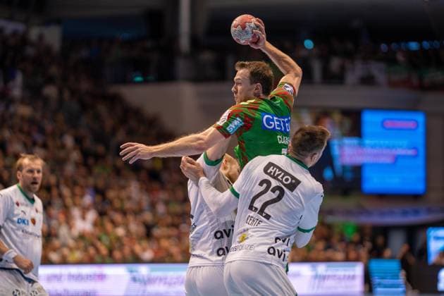 Germany HBL DAIKIN Handball Bundesliga 2025 2026, Matchday 26 SC Magdeburg vs Füchse Berlin GETEC Arena Magdeburg Felix Claar SC Magdeburg, 7 on the ball Copyright: xTomxLauruschkatx