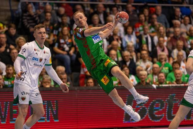 Germany HBL DAIKIN Handball Bundesliga 2025 2026, Matchday 26 SC Magdeburg vs Füchse Berlin GETEC Arena Magdeburg Omar Ingi Magnusson SC Magdeburg, 14 on the ball Copyright: xTomxLauruschkatx