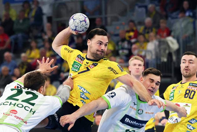 Dani Baijens Rhein Neckar Loewen, 77 GER, Rhein Neckar Loewen vs HWG Wetzlar, Handball, 1 Bundesliga, 26 Matchday Season 2025 2026, 28 03 2026 GER, Rhein Neckar Loewen vs HWG Wetzlar, 1 Bundesliga, 26 Matchday, Season 2025 2026, 28 03 2026 Mannheim Copyright: xEibner-Pressefoto JoergxHirschx EP_JHH
