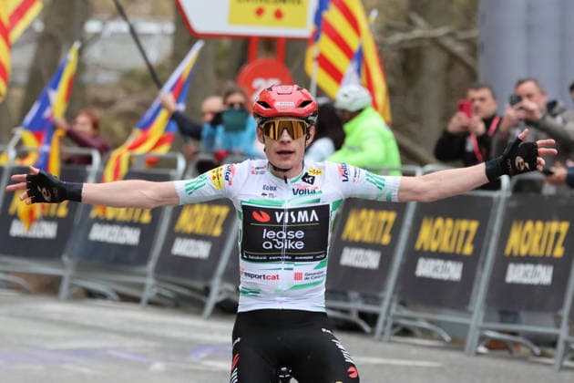 28-03-2026 Vuelta A Catalunya; Tappa 06 Berga - Queralt; 2026, Visma - Lease A Bike; Vingegaard, Jonas; Queralt; 
