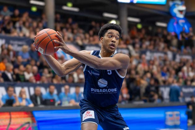 Marcus Foster MBC, 5 , Syntainics MBC vs Rasta Vechta, Basketball, 1 Bundesliga, Men, Matchday 26, Season 2025 26, 28 03 2026 Weißenfels Stadthalle Sachsen Anhalt Germany