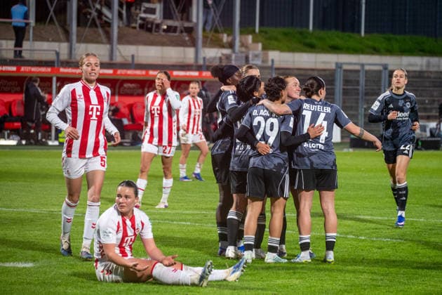 Germany Soccer Google Pixel Women Bundesliga 2025 2026 1 FC Köln vs Eintracht Frankfurt 22 Matchday Franz Kremer Stadium Cologne Goal and goal celebration to 2 1 by Remina Chiba Eintracht Frankfurt, 15 Joy, emotions, jubilation, enthusiasm, happy, celebrate Copyright: xOrhanxHabashx