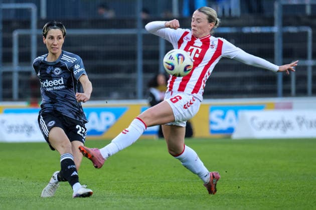 Cologne, Germany 28 March 2026 1 Womens Bundesliga 22 Matchday 1 FC Cologne Women vs Eintracht Frankfurt Women In the picture Copyright: HMBxMedia MadeleinexFantini