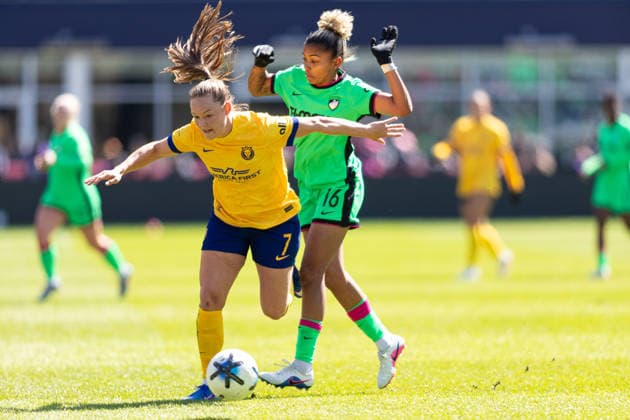 NWSL 2026: Royals Vs Legacy MAR 28 March 28, 2026; Foxborough, Massachusetts, USA; Utah Royals FC defender Janni Thomsen (7) steps ahead of Boston Legacy FC defender Jorelyn Carabali (16) in a National WomenÃ¢â‚¬â ¢s Soccer League game at Gillette Stadium. (c) Burt Granofsky CSM (Credit Image: Â Burt Granofsky Cal Media) EDITORIAL USE ONLY Copyright: xx ZUMA-20260328_zma_c04_018.jpg BurtxGranofskyx csmphotothree483569