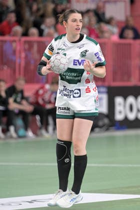Lea Neubrander FrischAuf Goeppingen, 81 am with ball TusSies Metzingen vs FrischAuf Goeppingen , Handball, Alsco HBF, 21 League Matchday, Season 2025 2026, 28 03 2026 TusSies Metzingen vs FrischAuf Goeppingen , Handball, Alsco HBF, 21 League Matchday, Season 2025 2026, 28 03 2026 Tuebingen Copyright: xEibner-Pressefoto TobiasxBaurx EP_TBR
