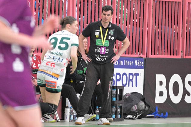Nico Kiener FrischAuf Goeppingen, Coach TusSies Metzingen vs FrischAuf Goeppingen , Handball, Alsco HBF, 21 League Matchday, Season 2025 2026, 28 03 2026 TusSies Metzingen vs FrischAuf Goeppingen , Handball, Alsco HBF, 21 League Matchday, Season 2025 2026, 28 03 2026 Tuebingen Copyright: xEibner-Pressefoto TobiasxBaurx EP_TBR