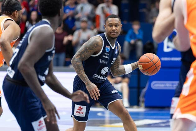 Charles Callison MBC, 23 , Syntainics MBC vs Rasta Vechta, Basketball, 1 Bundesliga, Men, Matchday 26, Season 2025 26, 28 03 2026 Weißenfels Stadthalle Sachsen Anhalt Germany