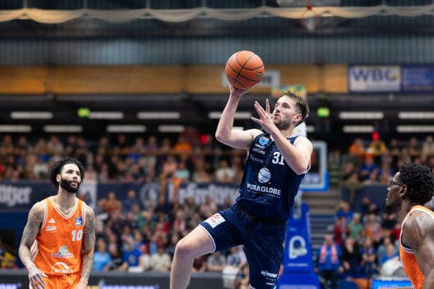 Spencer Reaves MBC, 31 , Syntainics MBC vs Rasta Vechta, Basketball, 1 Bundesliga, Men, Matchday 26, Season 2025 26, 28 03 2026 Weißenfels Stadthalle Sachsen Anhalt Germany