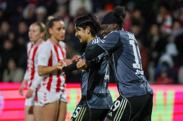 Cologne, Germany 28 March 2026 1 Womens Bundesliga 22 Matchday 1 FC Cologne Women vs Eintracht Frankfurt Women In the picture Tv li Goalscorer Remina Chiba SGE scores the goal to give Frankfurt the lead to 2 1 and cheers with Nicole Anyomi SGE Copyright: HMBxMedia MadeleinexFantini