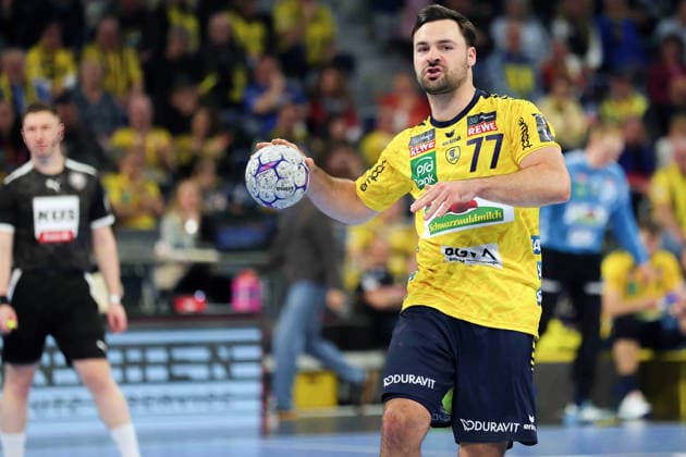 Dani Baijens Rhein Neckar Loewen, 77 GER, Rhein Neckar Loewen vs HWG Wetzlar, Handball, 1 Bundesliga, 26 Matchday Season 2025 2026, 28 03 2026 GER, Rhein Neckar Loewen vs HWG Wetzlar, 1 Bundesliga, 26 Matchday, Season 2025 2026, 28 03 2026 Mannheim Copyright: xEibner-Pressefoto JoergxHirschx EP_JHH