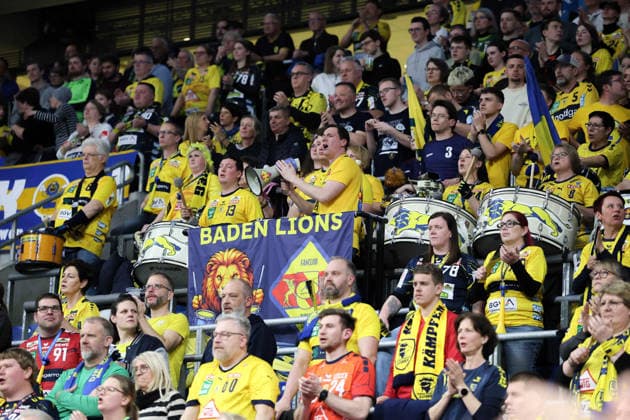 Fans Rhein Neckar Loewen GER, Rhein Neckar Loewen vs HWG Wetzlar, Handball, 1 Bundesliga, 26 Matchday Season 2025 2026, 28 03 2026 GER, Rhein Neckar Loewen vs HWG Wetzlar, 1 Bundesliga, 26 Matchday, Season 2025 2026, 28 03 2026 Mannheim Copyright: xEibner-Pressefoto JoergxHirschx EP_JHH