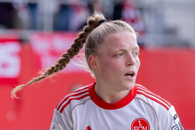 Franziska Mai 1 FC Nuernberg, 18 Portrait Portraet GER, FC Bayern Muenchen Frauen vs 1 FC Nuernberg, Fußball, Google Pixel Frauen Bundesliga, 22 Spieltag, Saison 2025 2026, 28 03 2026 DFL DFB REGULATIONS PROHIBIT ANY USE OF PHOTOGRAPHS as IMAGE SEQUENCES and or QUASI VIDEO GER, FC Bayern Muenchen Frauen vs 1 FC Nuernberg, Football, Google Pixel Frauen Bundesliga, 22 Spieltag, Saison 2025 2026, 28 03 2026 Muenchen Copyright: xEibner-Pressefoto HeikexFeinerx EP_HFR