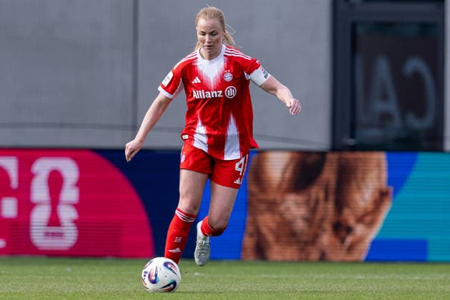 Glodis Perla Viggosdottir FC Bayern Muenchen Frauen, 04 GER, FC Bayern Muenchen Frauen vs 1 FC Nuernberg, Soccer, Google Pixel Women Bundesliga, 22 Matchday, Season 2025 2026, 28 03 2026 DFL DFB REGULATIONS PROHIBIT ANY USE OF PHOTOGRAPHS as IMAGE SEQUENCES and or QUASI VIDEO GER, FC Bayern Muenchen Frauen vs 1 FC Nuernberg, Fußball, Google Pixel Frauen Bundesliga, 22 Spieltag, Saison 2025 2026, 28 03 2026 Muenchen Copyright: xEibner-Pressefoto HeikexFeinerx EP_HFR