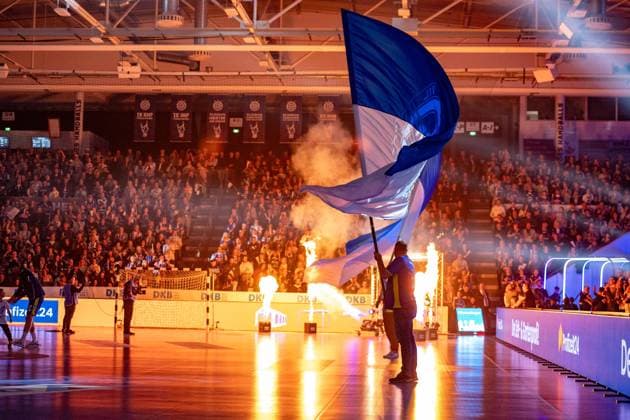 Before the match, VfL Gummersbach vs TSV Hannover Burgdorf, Daikin Handball Bundesliga, Men , Matchday 26, 28 03 2026 Gummersbach NRW Germany Copyright: xkolbert-press MartinxWdziecznyx